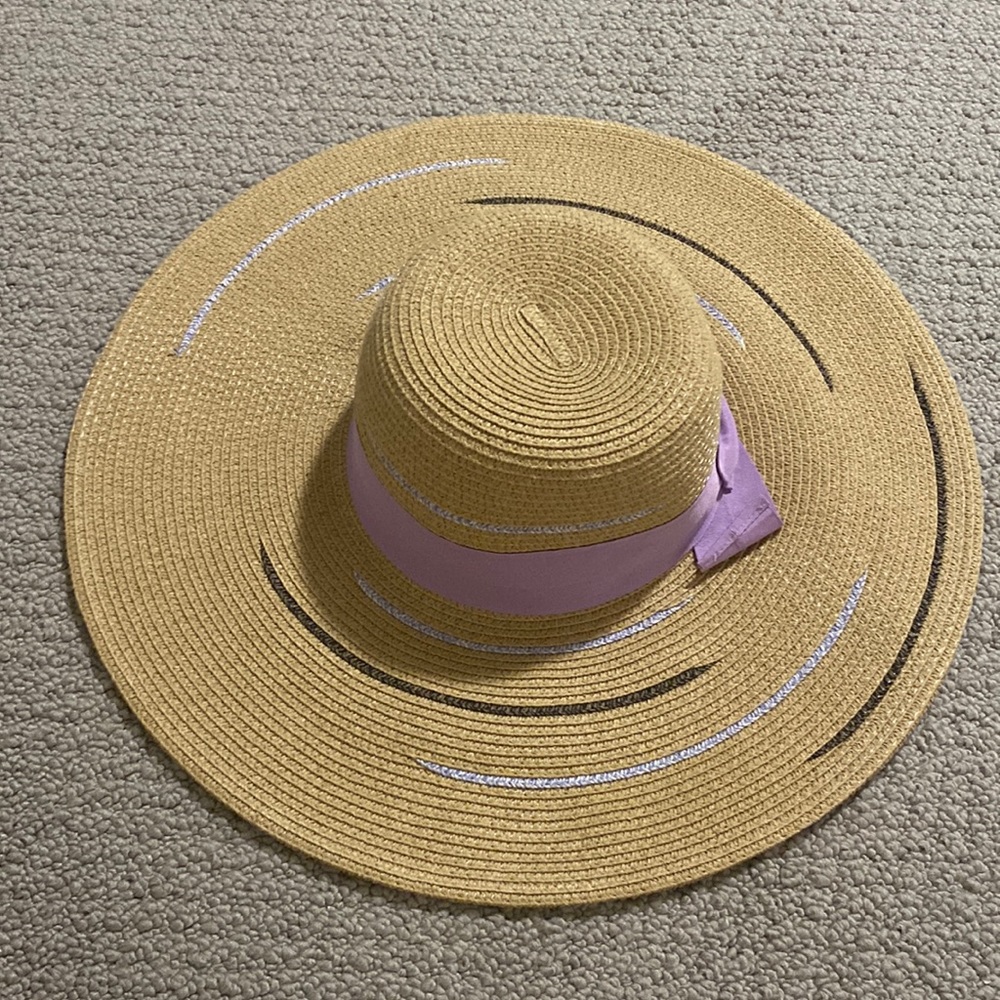 NWOT Magid Hats Beautiful Wide Brim Hat 100% Paper Straw Sunhat - OSFA